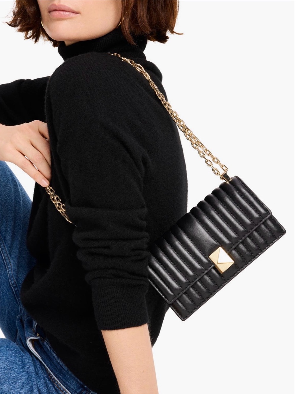 KATE SPADE Mini Deco Quilted Leather Bag